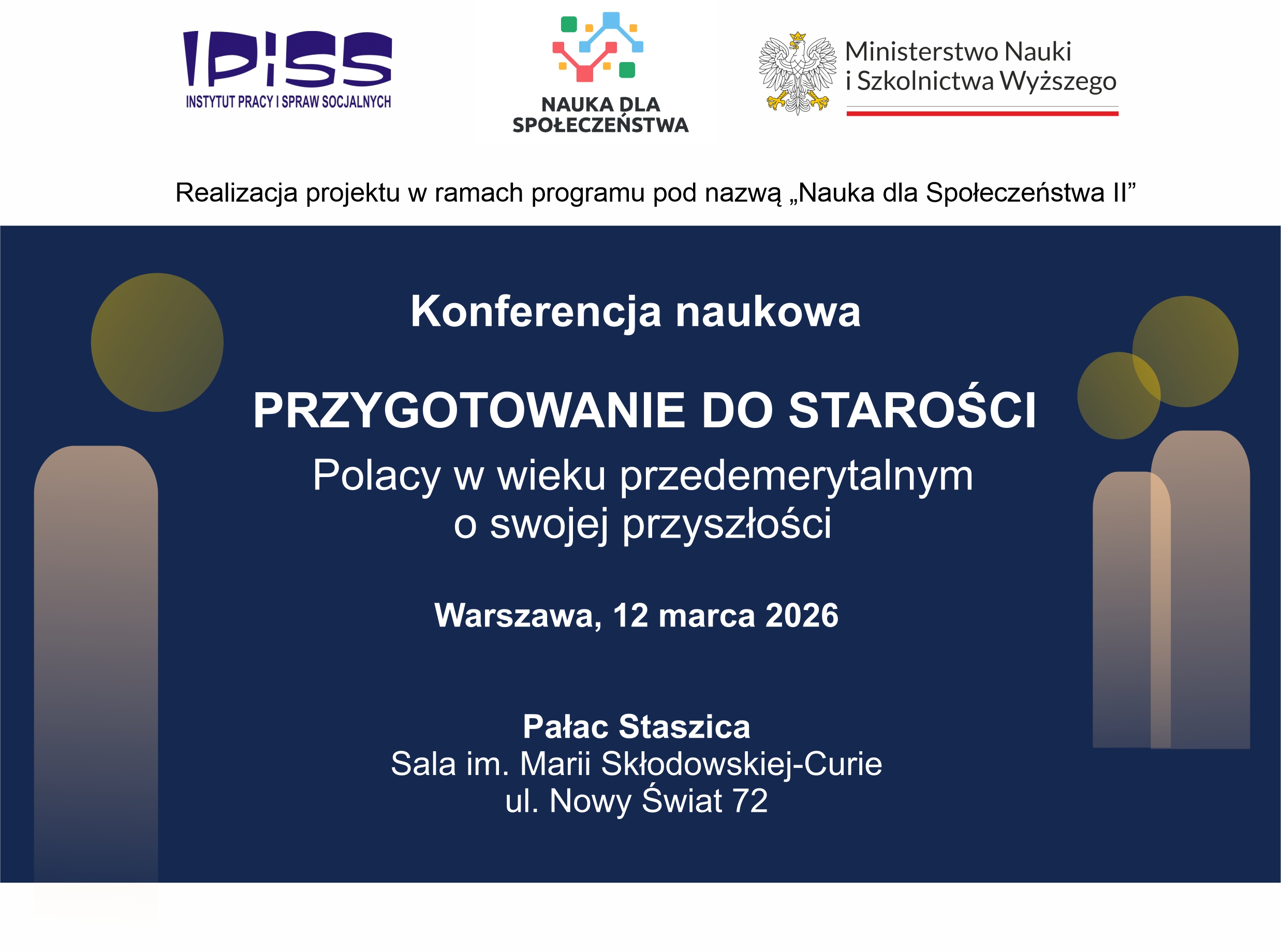 zaproszenie do konferencji 12 marca 2026 r. Przygotowanie do starości